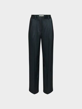 Aritzia Effortless Pant — Black Satin